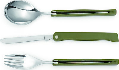 Campus Cutlery for Camping Folding Knife and Fork Set