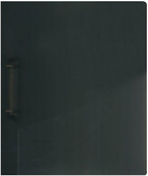 Typotrust Ντοσιέ με 2 Κρίκους 3/32 για Χαρτί A4 Μαύρο