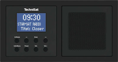 Technisat DigitRadio UP 1 Επιτραπέζιο Ραδιόφωνο Ρεύματος DAB+ με Bluetooth Μαύρο