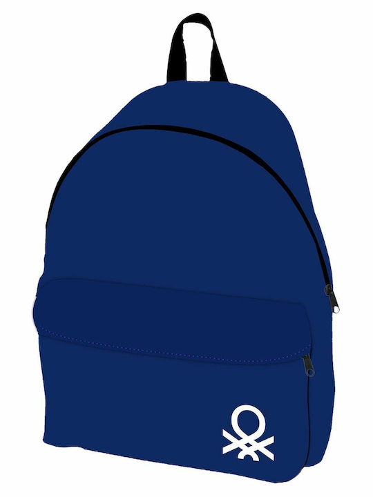 Benetton Creative Concepts Blue School Bag Backpack Junior High-High School in Blue color