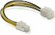 DeLock 4-Pin EPS - 4 Pin EPS Cablu 0.15m Multicolor (82428)