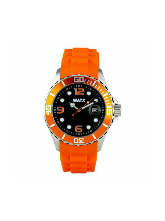 WATX & CO Uhr Batterie in Orange Farbe RWA9022