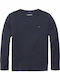 Tommy Hilfiger Kids Blouse Long Sleeve Navy Blue