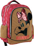 Gim Minnie School Bag Backpack Elementary, Elementary in Pink color 27lt