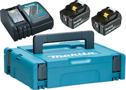 Makita Battery Set Lithium 18V with Charger DC18RD