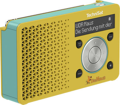 Technisat Digitradio 1 Radio portabil Reîncărcabil DAB+ cu USB Galben