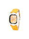 Chronotech Uhr mit Orange Lederarmband CT7274M-06