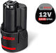 Bosch Μπαταρία Εργαλείου Λιθίου 12V με Χωρητικότητα 2Ah GBA
