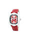 Chronotech Uhr mit Rot Lederarmband CT7274M-01