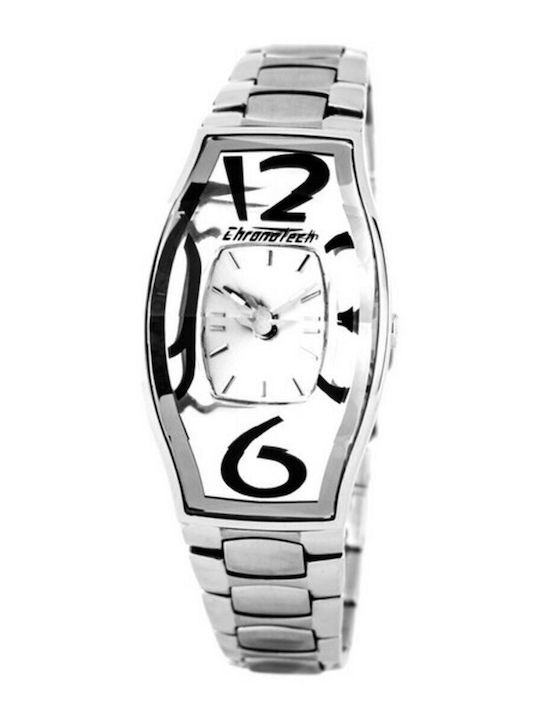 Chronotech Women's Watch 28mm Battery with Silver Stainless Steel Bracelet