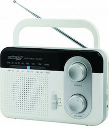 Mistral Plus TR-411 Retro Portable Radio Electric / Battery White