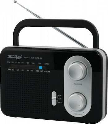 Mistral Plus TR-411 Retro Portable Radio Electric / Battery Black