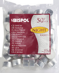 Tealights White (up to 8hrs Duration) 50pcs