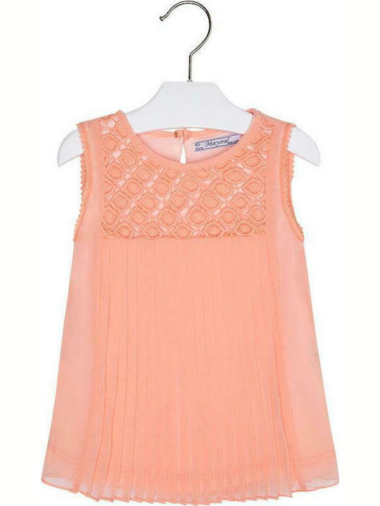 Mayoral Kids Blouse Sleeveless Orange