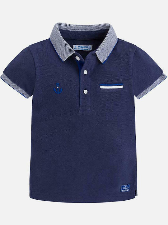 Mayoral Kinderpolo Kurzarm Marineblau