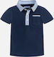 Mayoral Kids Polo Short Sleeve Blue