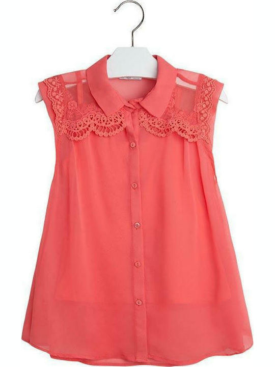 Mayoral Kids Blouse Sleeveless Red