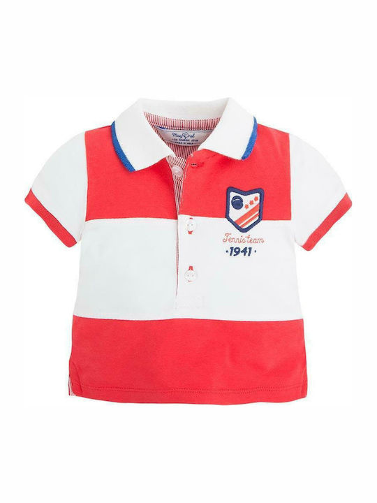 Mayoral Kids Polo Short Sleeve Red