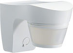 Hager Motion Sensor with Range 16m ΙΡ55 16m 140° in White Color EE820