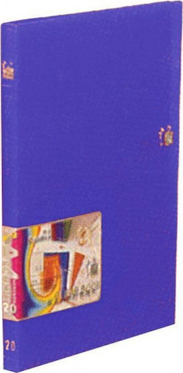 Comix Ντοσιέ Σουπλ με 20 Διαφάνειες για Χαρτί A4 Μπλε