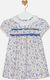 Mayoral Kids Dress Short Sleeve Light Blue