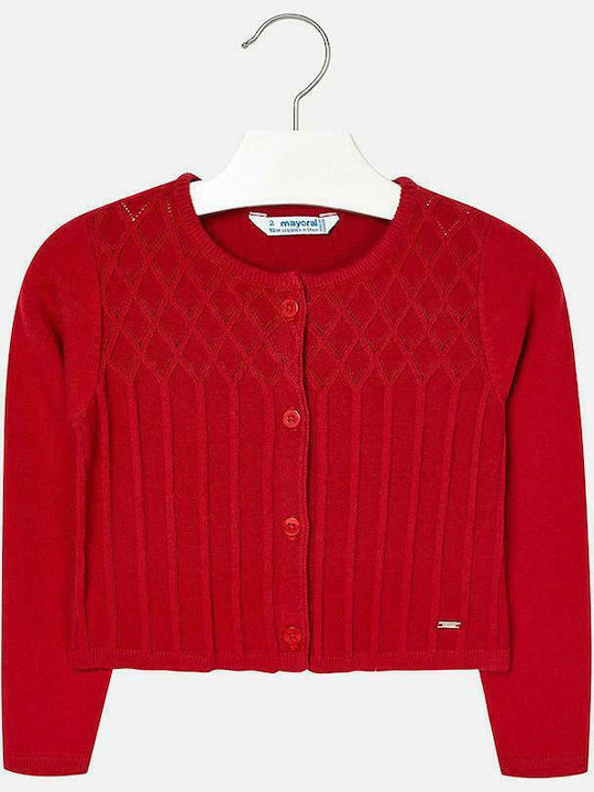 Mayoral Kids Cardigan Red