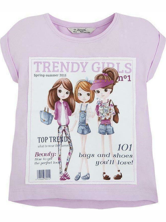 Mayoral Kids' T-shirt Lilac