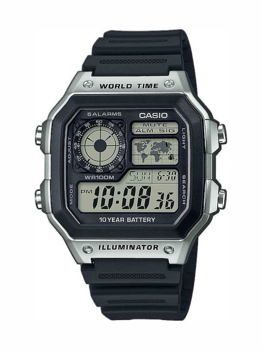 Casio Collection Digital Men's Watch 45mm Chron...