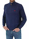 U.S. Polo Assn. Men's Long Sleeve Sweater with V-Neck Navy Blue 5730352469-178