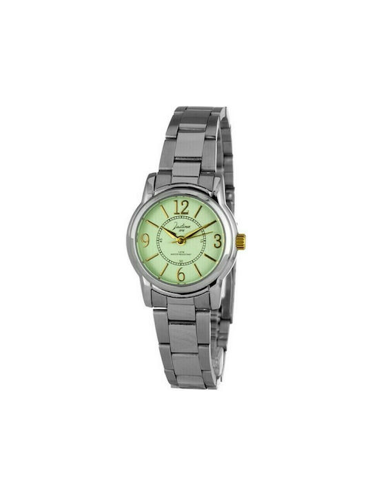 Justina Watch with Silver Metal Bracelet JPA36