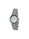 Justina Watch with Silver Metal Bracelet 11909B