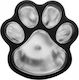 Lightex Paw Σετ 4 Ηλιακά Φωτιστικά Δαπέδου Ψυχρό Λευκό 7500K με Φωτοκύτταρο IP44 3.5x3.5εκ.