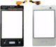 Μηχανισμός Αφής Optimus L3 Touch Screen Lens White για (Λευκό)