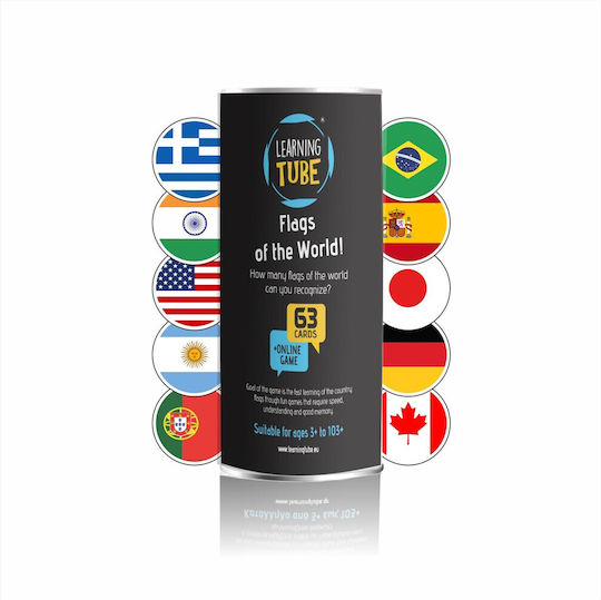 K-Toyz Learning Tube Flags of the World Educational Game Knowledge for 3+ years Years Old