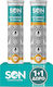 Science of Nature Vitamin C & Ginseng Special Food Supplements for Immune System Support 40 Effervescent Tablets Lemon