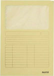 Leitz Folder Transparent for Paper A4 Yellow