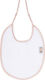 Figlio Bino Bib Fabric with Lace Band Brown