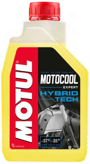 Motul Motocool Expert Ready for Use Engine Coolant for Motorcycle -37°C Yellow 1lt MT11MCOOLNEW