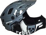 Out-Mold Moon KS11 Full Face Κράνος Ποδηλάτου Downhill Γκρι Grey