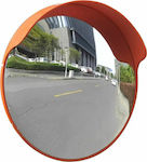 vidaXL Plastic Traffic Mirror Orange 141680