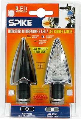 Lampa Φλας Μοτοσυκλέτας Spike LED 2τμχ