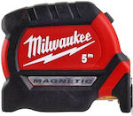 Milwaukee Maßband mit automatischem Rücklauf und Magnet 27mm x 5m