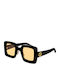 Gucci Women's Sunglasses with Black Plastic Frame and Yellow Lens GG0780S 006
