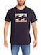 Billabong Wave Men's Short Sleeve T-shirt Navy Blue