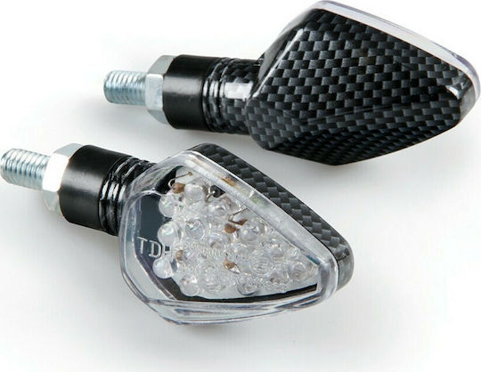 Lampa Flash за Мотоциклет LED 2бр 90121