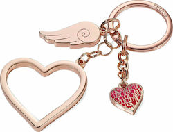 Troika Rose Gold Love Is In The Air Metallic Keychain Troika Rose Gold Love Is In The Air Metallic Keychain