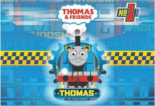 Luna Folder with Button for Paper A4 Blue Thomas The Train