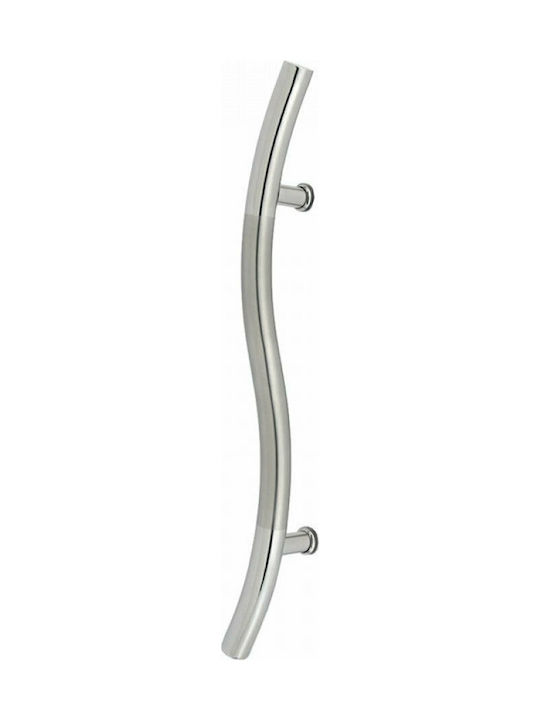 Import Hellas Handle Front Door M-8037M 600mm Nickel / Chrome