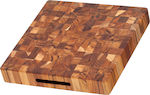 TeakHaus Rectangular Wooden Chopping Board Brown 30.5x30.5cm TEAK-