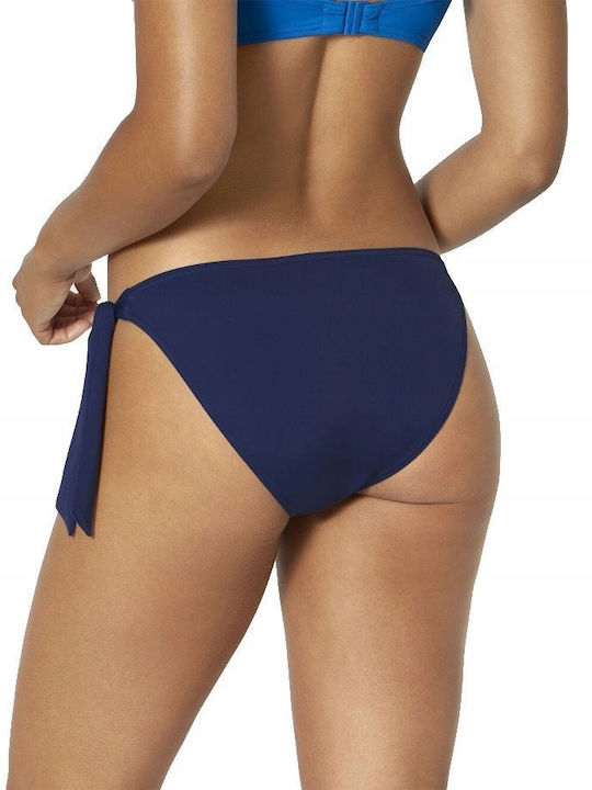 Essentials Bikini Slip with Ties Navy Blue
